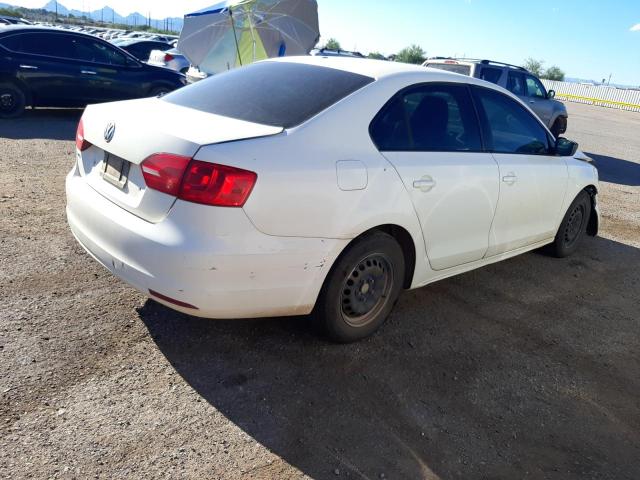 3VW1K7AJ3DM285307 - 2013 VOLKSWAGEN JETTA BASE Սպիտակ լուսանկար 4