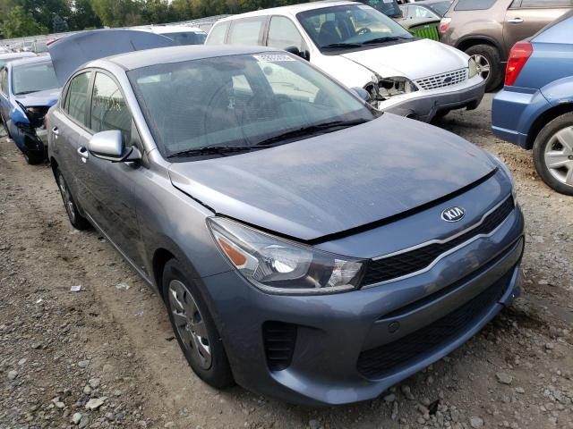 3KPA24AB0KE233389 - 2019 KIA RIO S BLUE photo 1