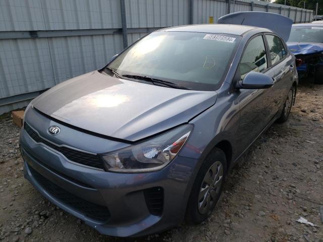 3KPA24AB0KE233389 - 2019 KIA RIO S BLUE photo 2