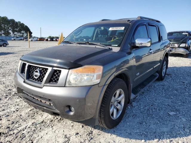 5N1AA08D48N632230 - 2008 NISSAN ARMADA SE GRAY photo 2