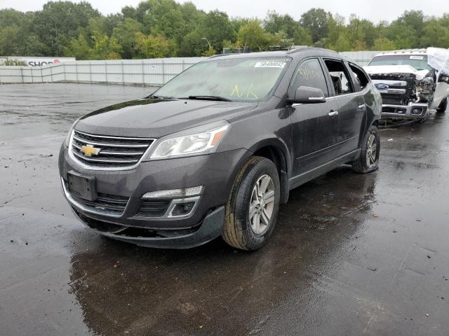 1GNKVHKD9FJ126750 - 2015 CHEVROLET TRAVERSE L BLACK photo 2