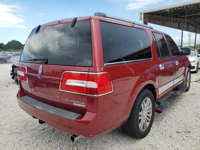 5LMFL27507LJ17853 - 2007 LINCOLN NAVIGATOR RED photo 4