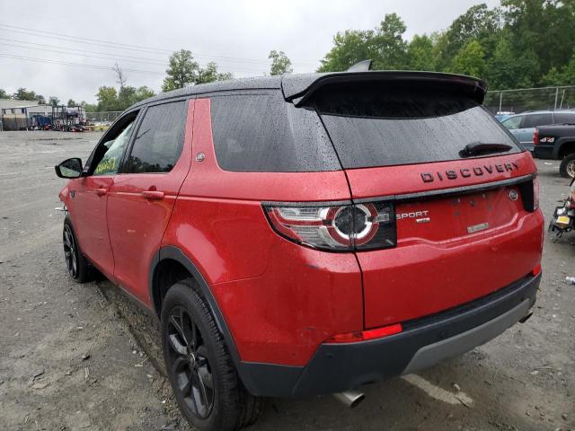 SALCR2RX1JH748069 - 2018 LAND ROVER DISCOVERY RED photo 3