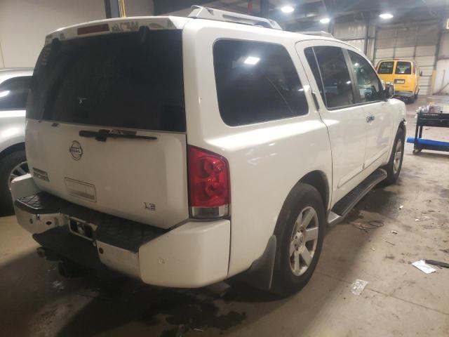 5N1AA08B64N713481 - 2004 NISSAN ARMADA SE WHITE photo 4