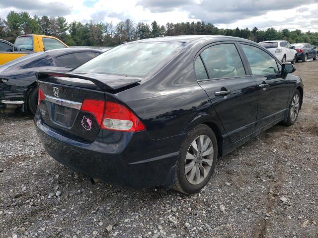 2HGFA1F90AH504047 - 2010 HONDA CIVIC EXL أسود صورة 4