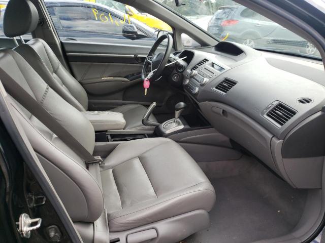 2HGFA1F90AH504047 - 2010 HONDA CIVIC EXL أسود صورة 5