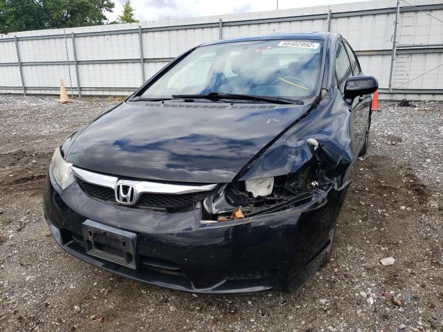 2HGFA1F90AH504047 - 2010 HONDA CIVIC EXL أسود صورة 9