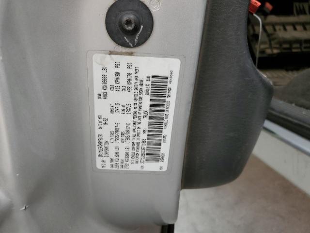 3D7KU28613G711665 - 2003 DODGE RAM 2500 S Արծաթագույն լուսանկար 10