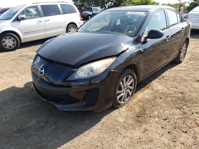 JM1BL1V8XC1607798 - 2012 MAZDA 3 I CHARCOAL photo 2