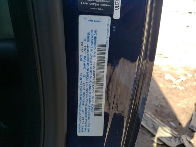 3VWCK21Y53M316144 - 2003 VOLKSWAGEN NEW BEETLE 蓝色 照片 10