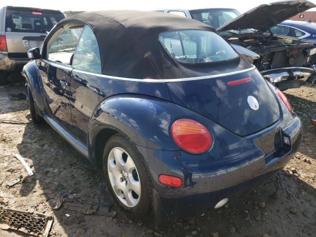 3VWCK21Y53M316144 - 2003 VOLKSWAGEN NEW BEETLE 蓝色 照片 3