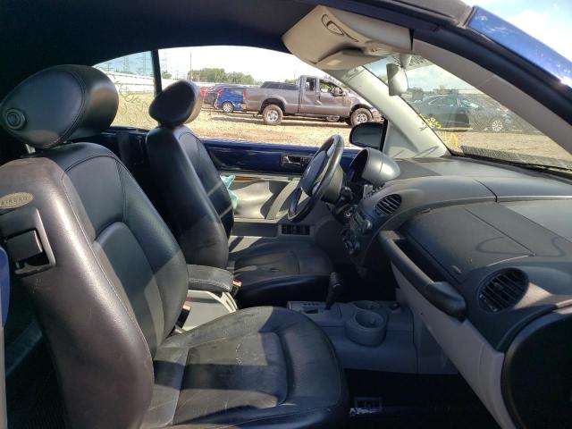 3VWCK21Y53M316144 - 2003 VOLKSWAGEN NEW BEETLE 蓝色 照片 5