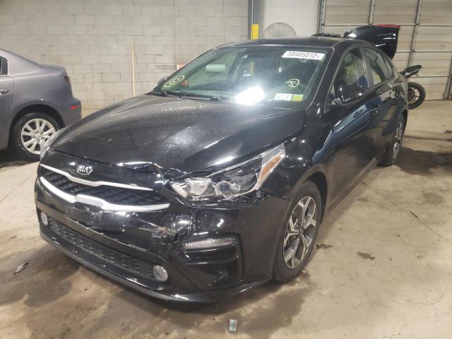 3KPF24AD2KE059350 - 2019 KIA FORTE FE BLACK photo 2