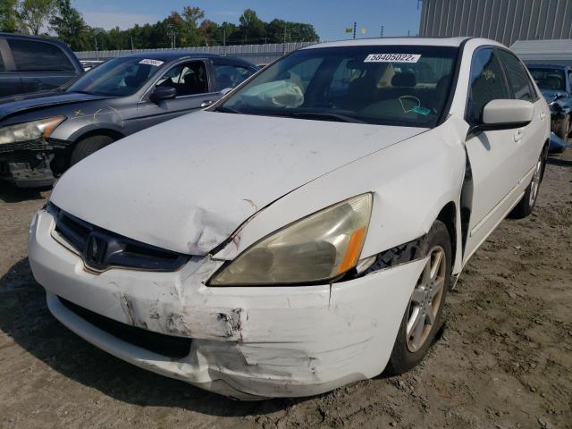 1HGCM66523A092199 - 2003 HONDA ACCORD DX WHITE photo 2