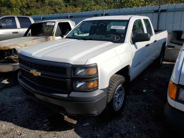 1GCVKPEH5FZ342183 - 2015 CHEVROLET SILVERADO WHITE photo 2