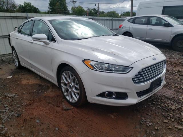 3FA6P0D98DR205897 - 2013 FORD FUSION TIT WHITE photo 1