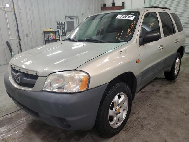 4F2YZ02814KM13885 - 2004 MAZDA TRIBUTE DX TAN photo 2