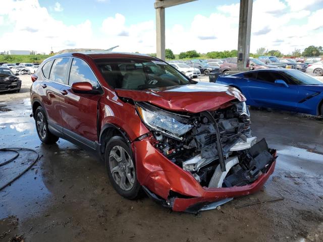 2HKRW2H88HH653962 - 2017 HONDA CR-V EXL RED photo 1