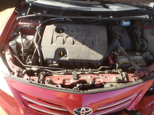 2T1BU4EE0DC017773 - 2013 TOYOTA COROLA RED photo 7