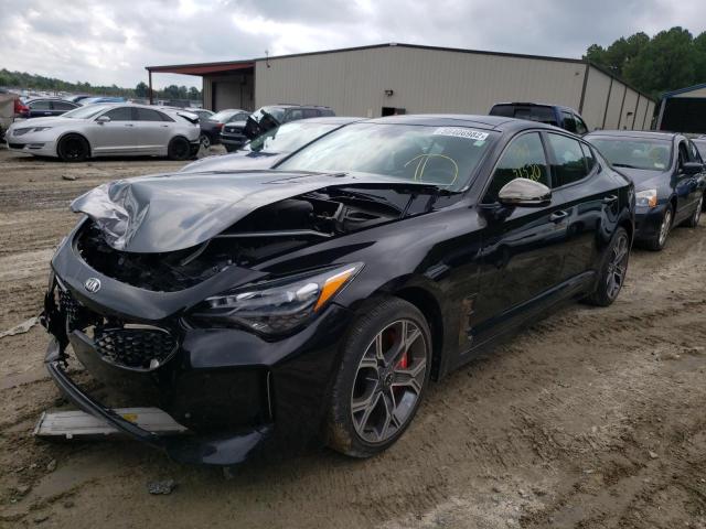 KNAE45LC4J6030580 - 2018 KIA STINGER GT BLACK photo 2