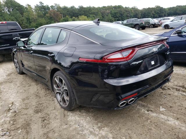 KNAE45LC4J6030580 - 2018 KIA STINGER GT BLACK photo 3