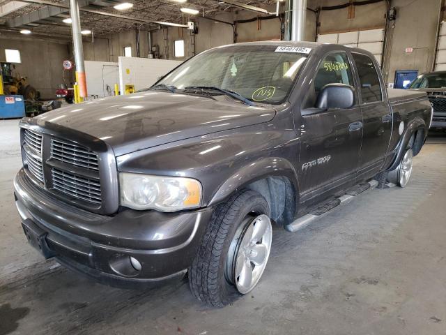 1D7HU18D24S513285 - 2004 DODGE 1500 GRAY photo 2