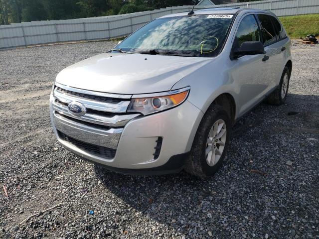 2FMDK3GC0EBB10366 - 2014 FORD EDGE SILVER photo 2