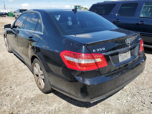 WDDHF2EB5BA422565 - 2011 MERCEDES-BENZ E 350 BLUE BLACK photo 3