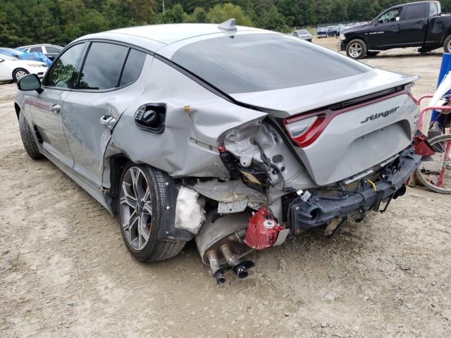 KNAE35LC8K6043319 - 2019 KIA STINGER GT GRAY photo 9