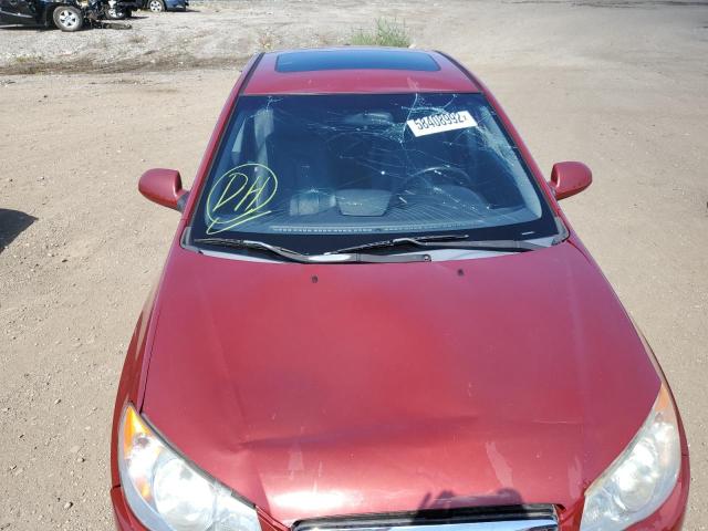 KMHDU46DX8U536851 - 2008 HYUNDAI ELANTRA RED photo 9