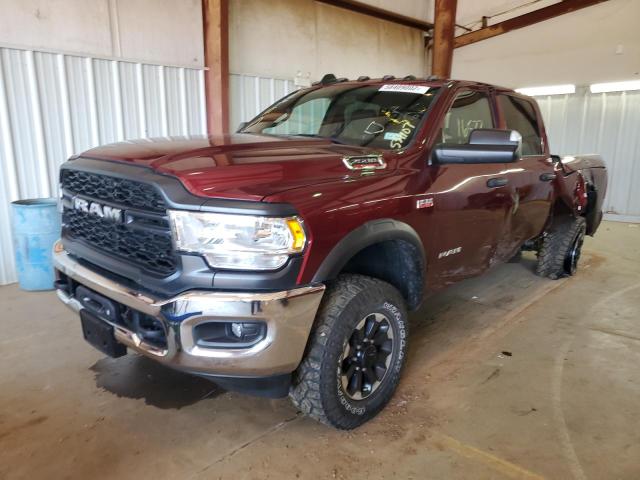 3C6TR5CJ1MG531107 - 2021 RAM 2500 TRADE BURGUNDY photo 2