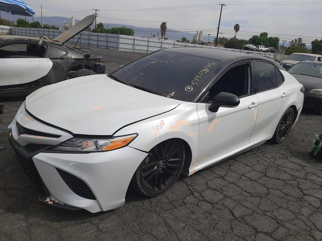 4T1K61AK2LU376835 - 2020 TOYOTA CAMRY XSE WHITE photo 2