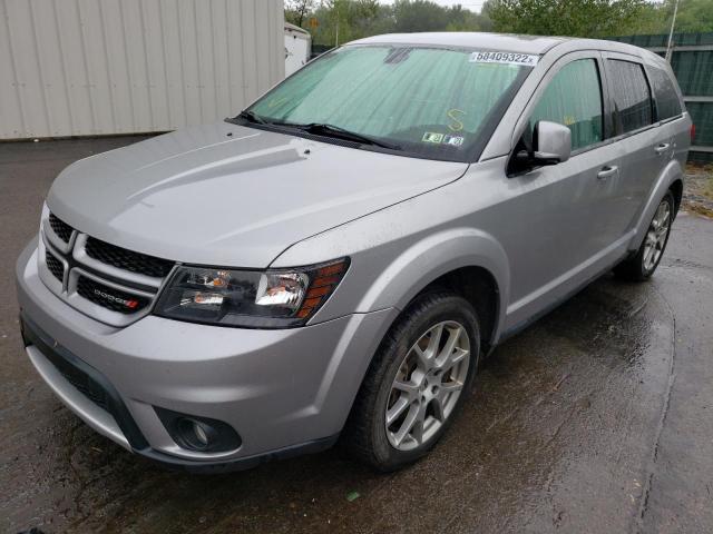 3C4PDDEG1KT695028 - 2019 DODGE JOURNEY GT SILVER photo 2