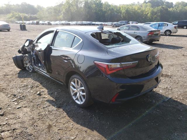 19UDE2F35KA004690 - 2019 ACURA ILX BLACK photo 3