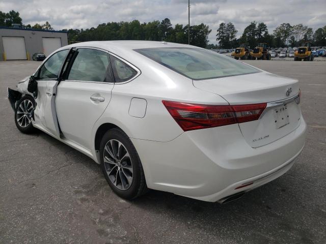 4T1BK1EB9GU221193 - 2016 TOYOTA AVALON XLE WHITE photo 3