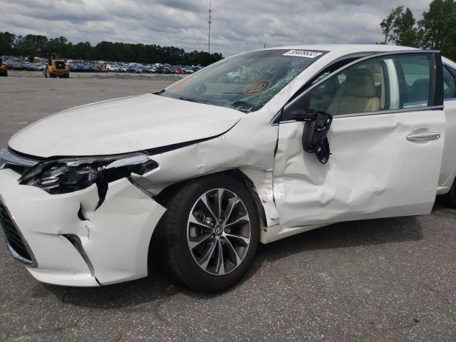 4T1BK1EB9GU221193 - 2016 TOYOTA AVALON XLE WHITE photo 9