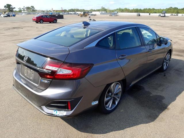 JHMZC5F14JC007611 - 2018 HONDA CLARITY GRAY photo 4