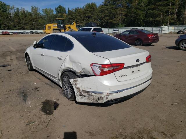 KNALN4D77E5123881 - 2014 KIA CADENZA PR WHITE photo 3