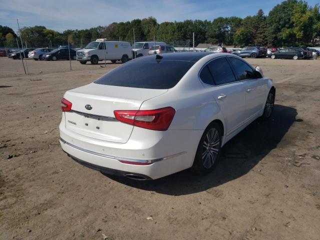 KNALN4D77E5123881 - 2014 KIA CADENZA PR WHITE photo 4