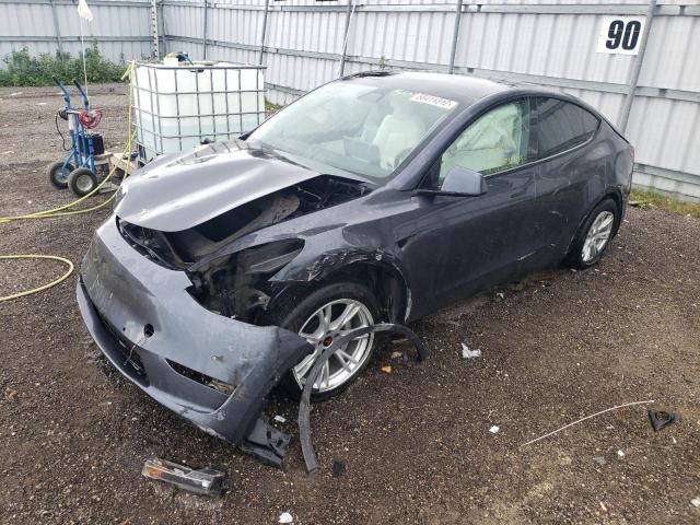 5YJYGDEE4MF247961 - 2021 TESLA MODEL Y Серый фото 9