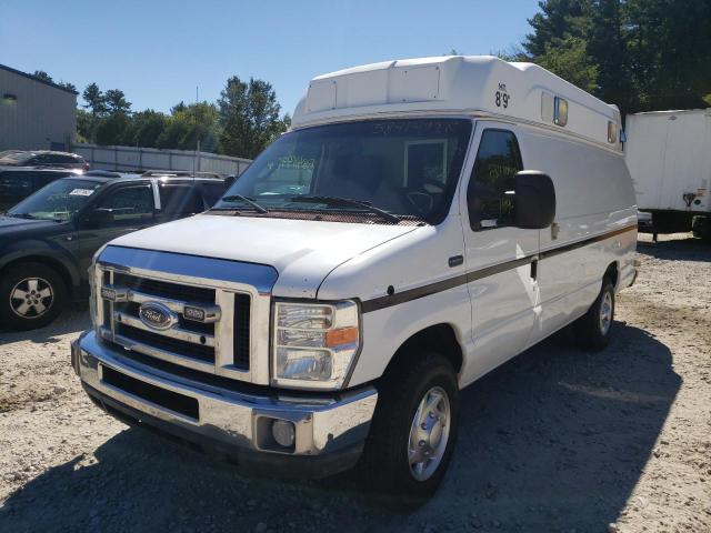 1FDSS3ES7ADA71975 - 2010 FORD E350 SD WHITE photo 2