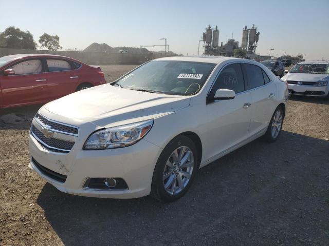 1G11H5SA8DF249805 - 2013 CHEVROLET MALIBU LTZ თეთრი ფოტო 2