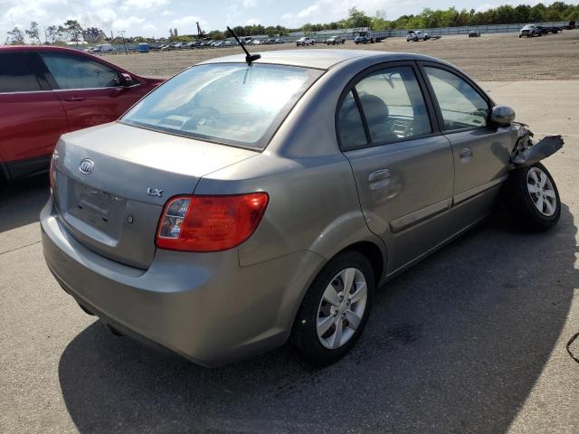 KNADH4A39B6868523 - 2011 KIA RIO BASE GRAY photo 4