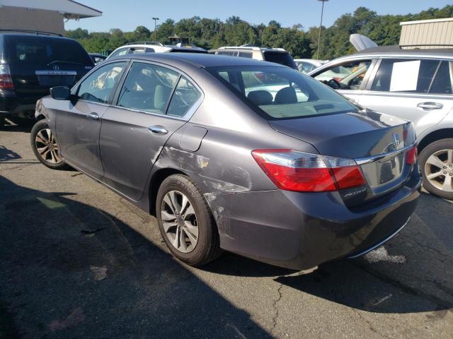 1HGCR2F35DA032945 - 2013 HONDA ACCORD LX GRAY photo 3