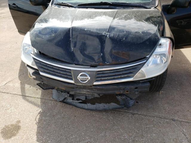 3N1BC13E29L364517 - 2009 NISSAN VERSA S BLACK photo 7