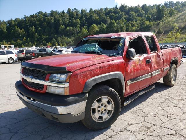 1GCEK19TX4E163590 - 2004 CHEVROLET SILVERADO RED photo 2