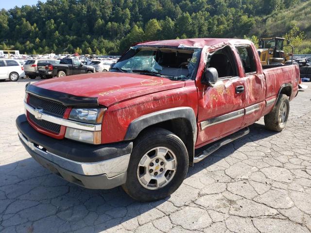 1GCEK19TX4E163590 - 2004 CHEVROLET SILVERADO RED photo 9