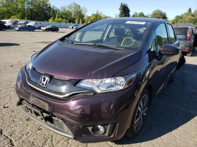 JHMGK5H77GX034671 - 2016 HONDA FIT EX BURGUNDY photo 2