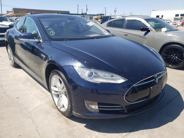 5YJSA1CG3DFP04768 - 2013 TESLA MODEL S Կապույտ լուսանկար 1