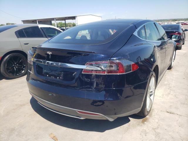 5YJSA1CG3DFP04768 - 2013 TESLA MODEL S BLUE photo 3